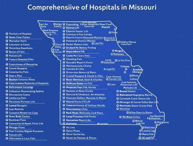 Comprehensive hospitals directory list