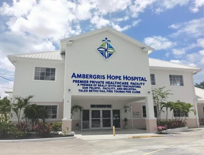 Ambergris Hope Hospital San Pedro Island Belize